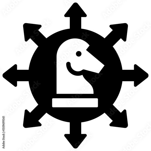 Expansion Strategy Icon
