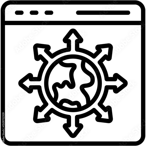 International Expansion Icon