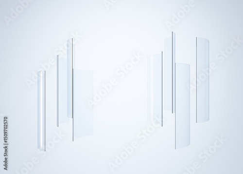 3D rendering simple product background