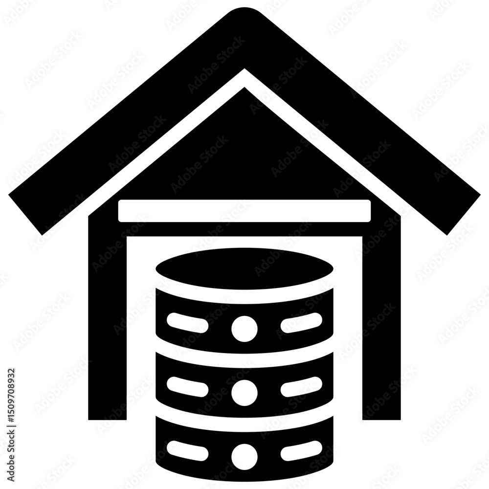 Data Warehouse Icon Data Warehouse Icon