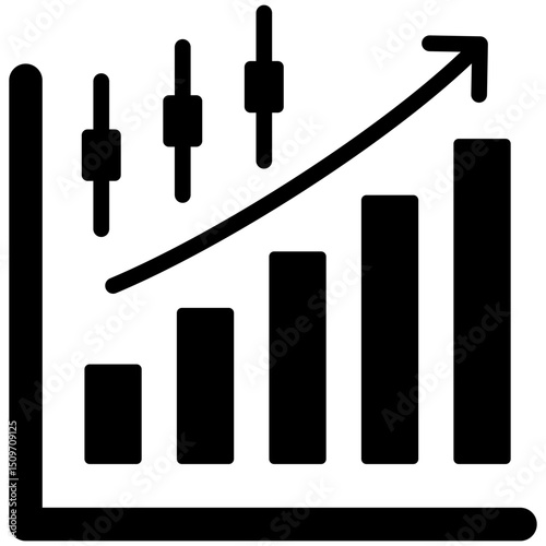 Stock Market Graph Icon