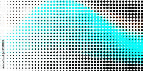 Minimal geometric background with colorful abstract halftone dots pattern pop art seamless texture smooth design, monochrome gradient halftone dots abstract modern stylish texture background.