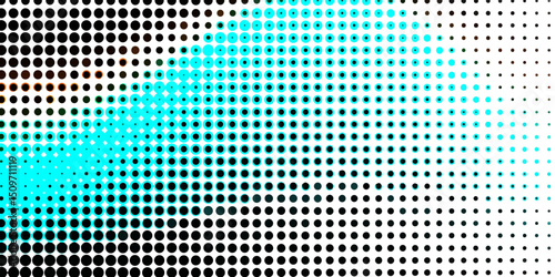Minimal geometric background with colorful abstract halftone dots pattern pop art seamless texture smooth design, monochrome gradient halftone dots abstract modern stylish texture background.