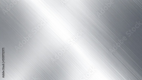 Abstract Metal Background with Dynamic Light Effects and Depth