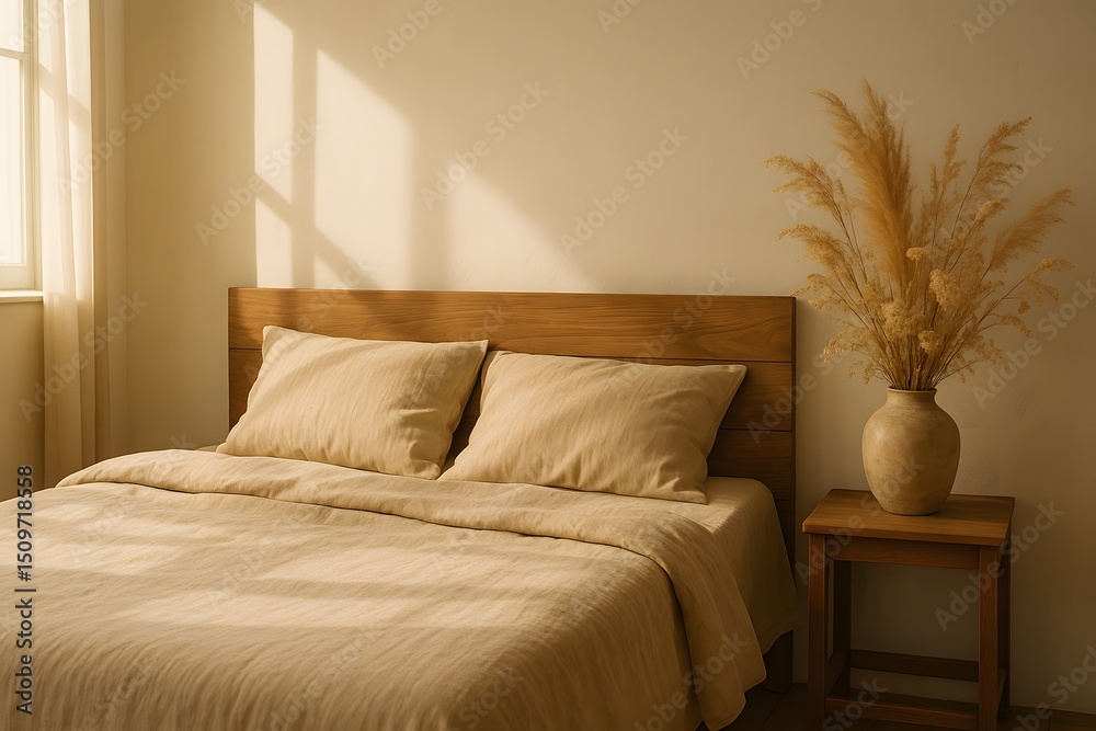 Obraz premium bed in hotel room