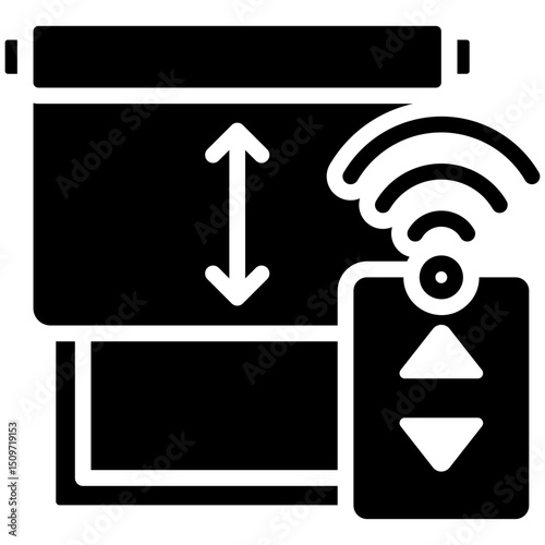 Smart Window Shades Icon
