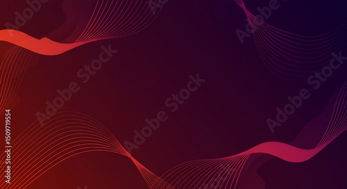 abstract red wave background