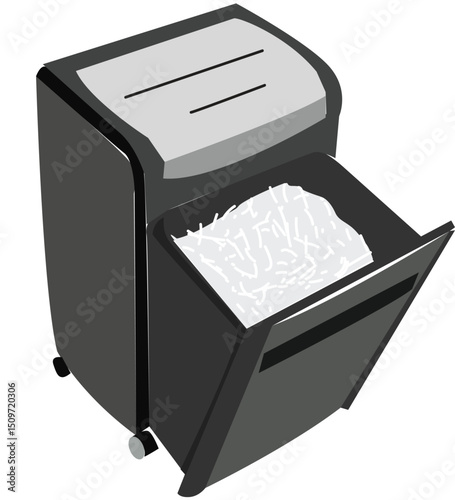 paper shredder. document shredder icon-