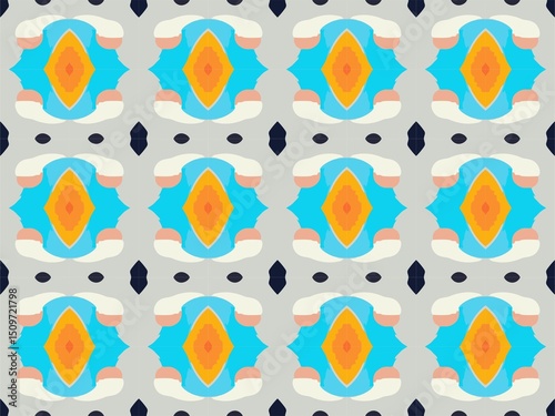 seamless pattern with flowers