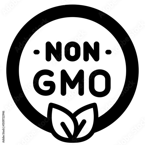 no gmo label icon