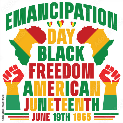emancipation day black freedom american junteenth june 19th 1865