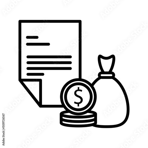 Assets Icons Set Collection Several Styles, On white background
