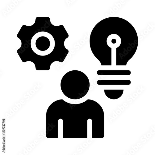 skills glyph icon