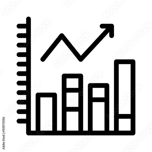data comparison line icon