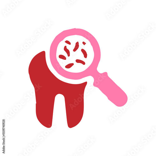 tooth bacteria icon