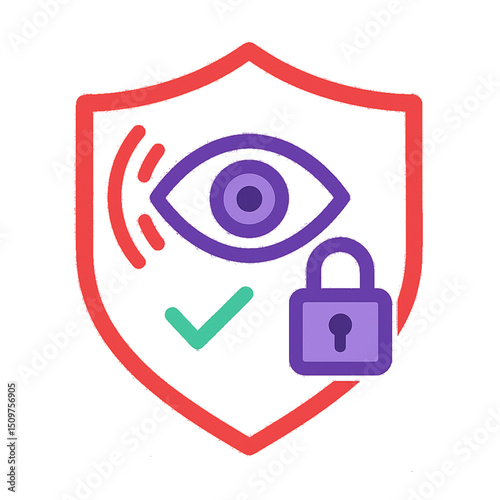 Fraud Detection Shield Icon – Minimalist Security Vector