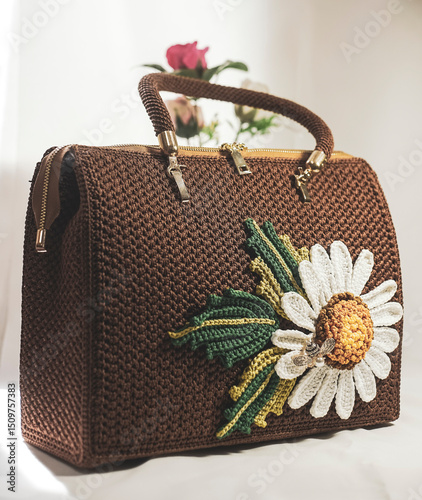 handbag were often made of leather or cloth and could be quite ornate, adorned with embroidery and precious stones, reflecting the wearer's social standing