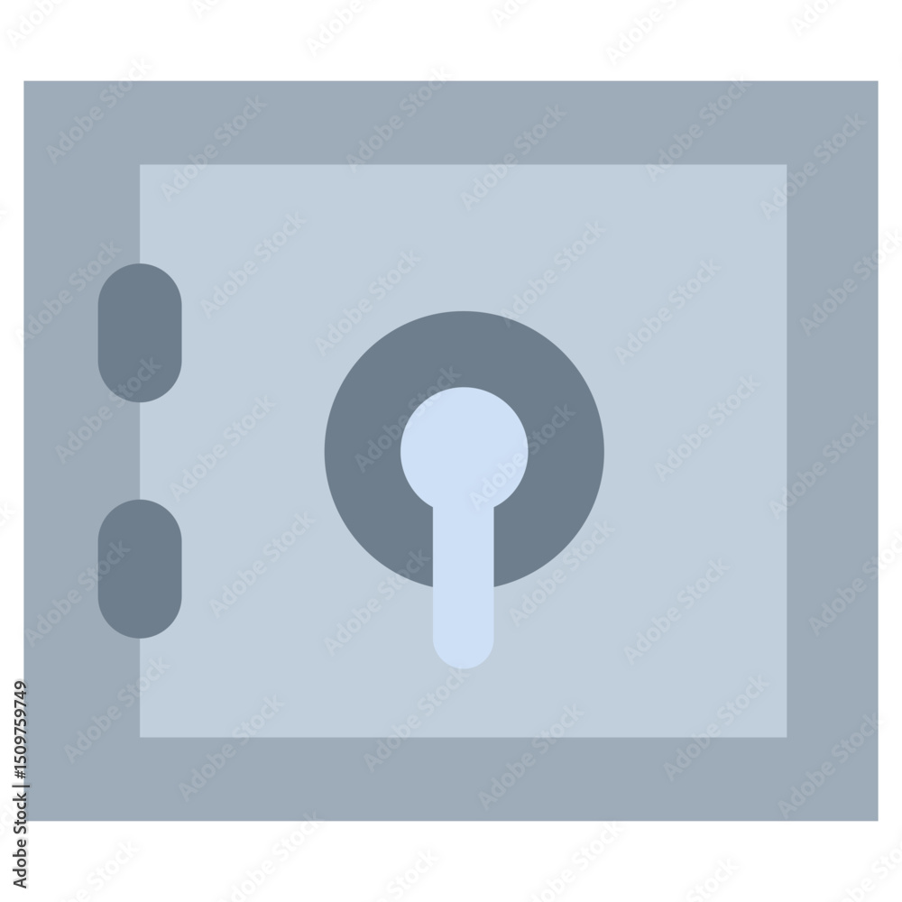 Fototapeta premium Safe Box icon, Flat Design Style Icon, Hotel Icon Vector