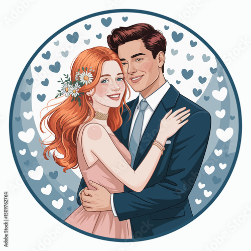 Romantic Moment - Wedding Couple