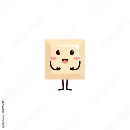 World Chocolate Day – Cute Kawaii Chocolate Character Illustration
