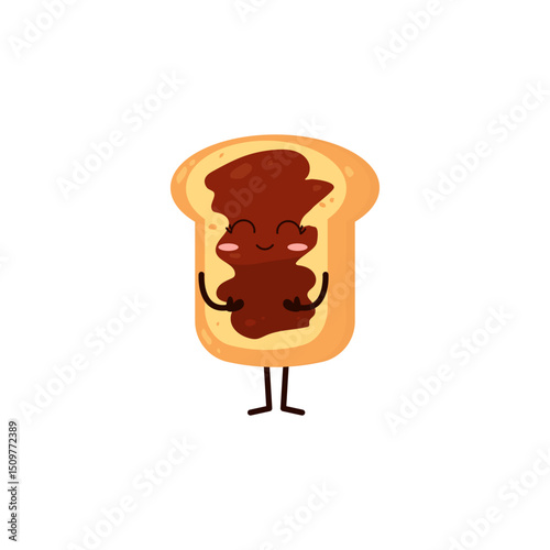 World Chocolate Day – Cute Kawaii Chocolate Character Illustration