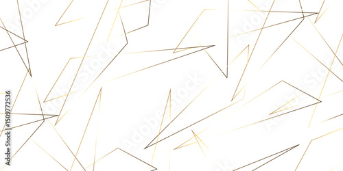 Triangular 3d, modern background Modern geometrical dynamic and seamless abstract white background. Random chaotic lines abstract geometric pattern. .graphic background dots with connections for your