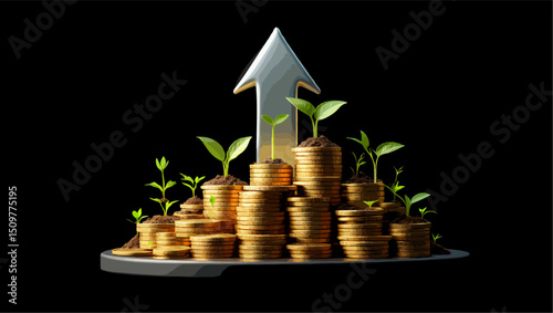 money investment growth concept