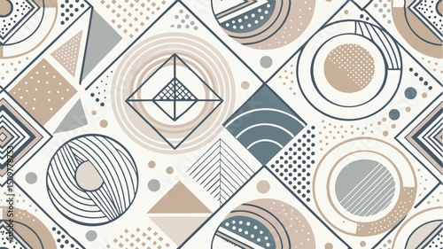 seamless geometric pattern