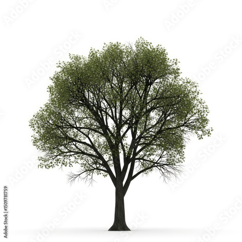 tree isolated on white