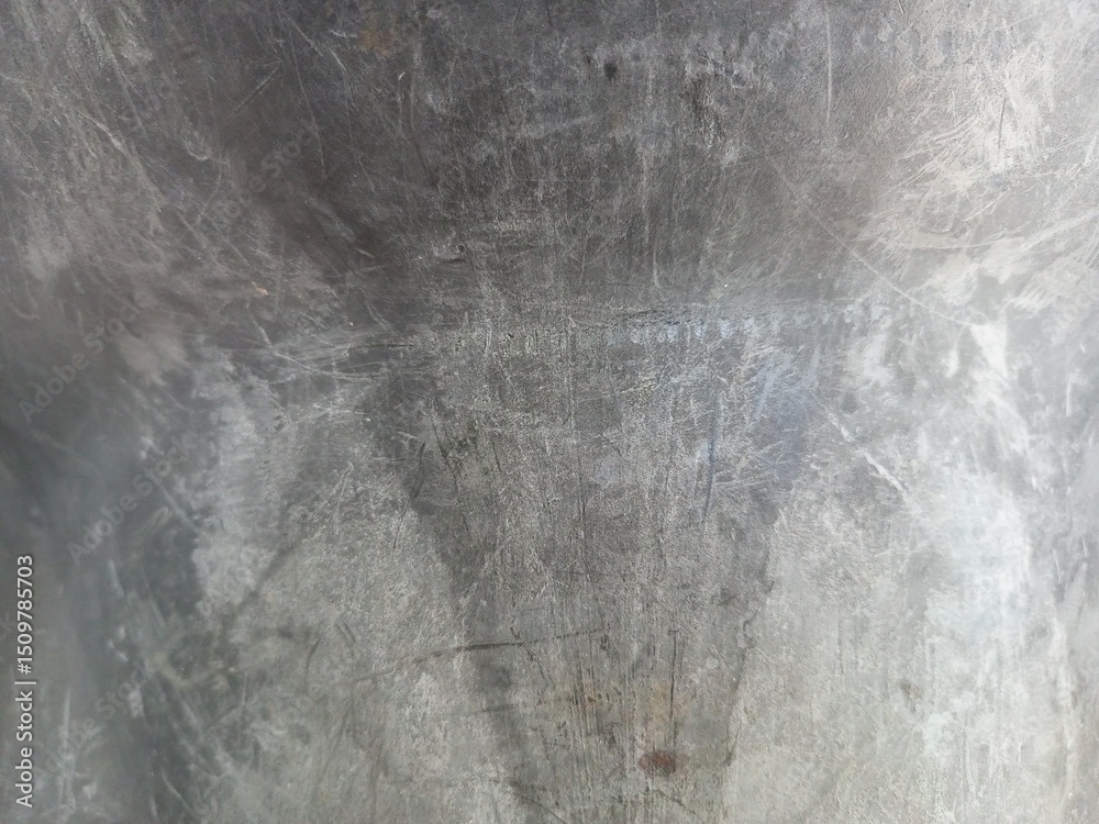 Naklejka premium Distressed Gray Concrete Surface with Grungy Texture and Scratches