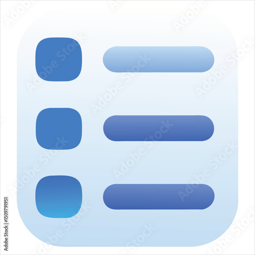 App and Web UI Icons with Three Dots Hamburger Menu Dropdown Effect and Shadowed Navigation Lines
