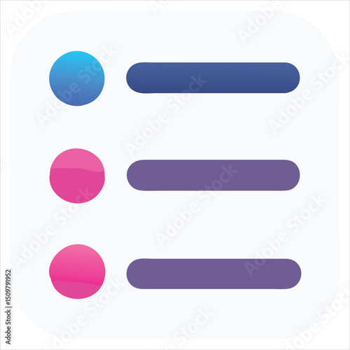 App and Web UI Icons with Three Dots Hamburger Menu Dropdown Effect and Shadowed Navigation Lines
