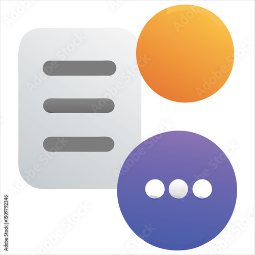 Contextual Menu Icons with Dots Lines Buttons and Ellipsis for Interface and Navigation Elements
