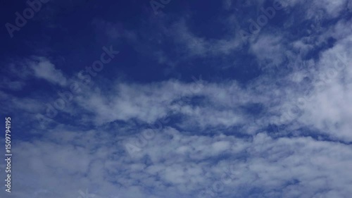 blue sky with clouds, Timelapse of sunset sunrise with  Clouds gathering before the rain, clouds after bad weather, heavy rain before a storm, and a loop of thunderstorms. Typhoon Sky, tornado cloud.
