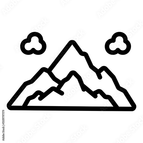 mountain Line Icon