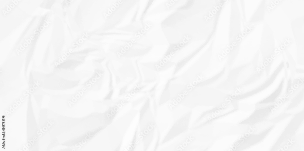 Crumpled paper Blank white crumpled and creased paper poster.
Crumpled paper Blank white crumpled and creased paper poster.