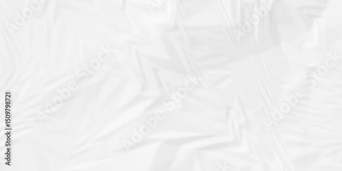 Crumpled paper Blank white crumpled and creased paper poster.	
