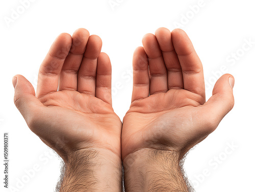Wallpaper Mural Open Hands Against Transparent Background, PNG Torontodigital.ca