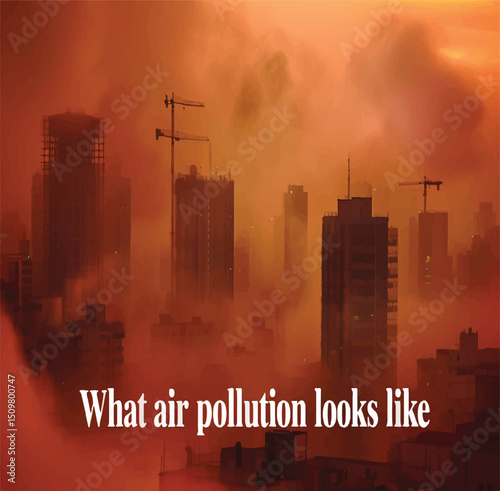 "Air Pollution in Urban Areas - Stock Photo"