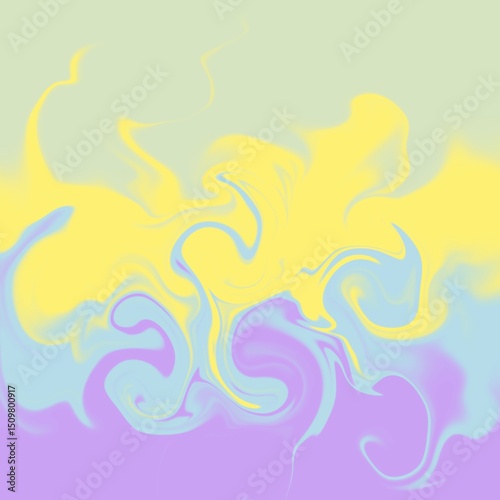four colors distorted background