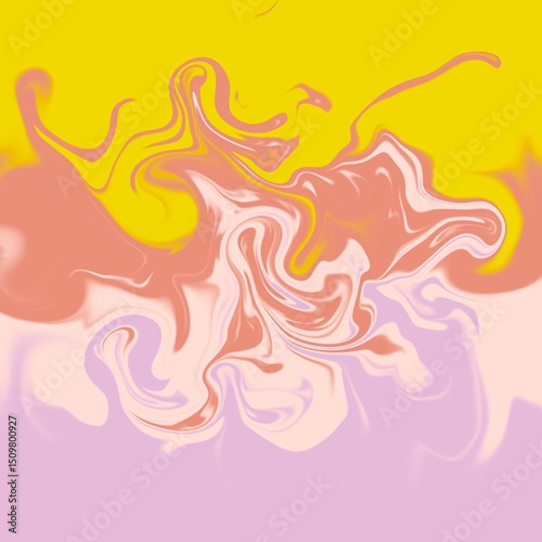 four colors distorted background