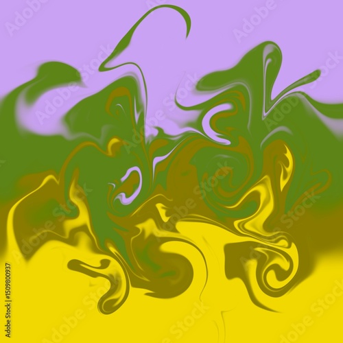 four colors distorted background