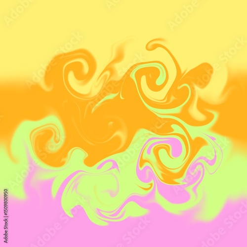 four colors distorted background