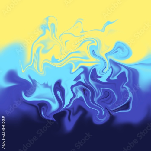 four colors distorted background