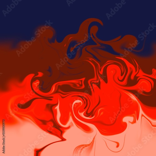 four colors distorted background