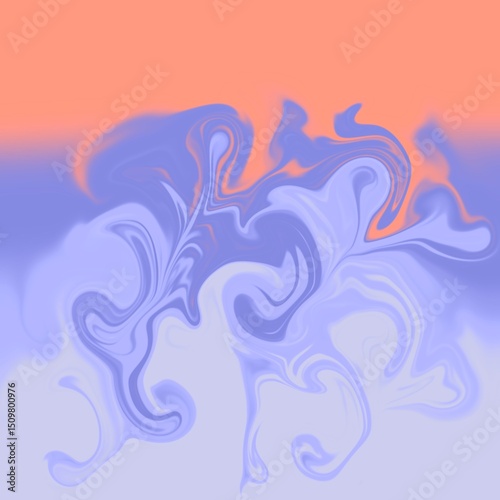four colors distorted background