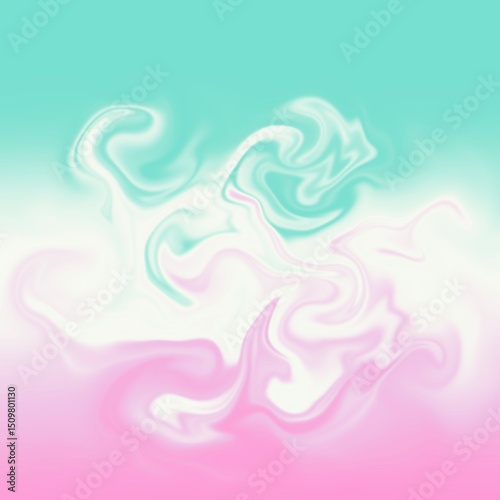 four colors distorted background