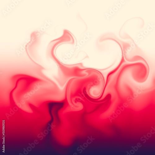 four colors distorted background