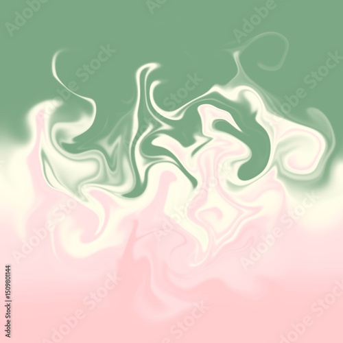 four colors distorted background