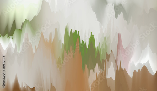 Abstract grunge blue nature vector background with grass and subtle ice texture pattern illustration
